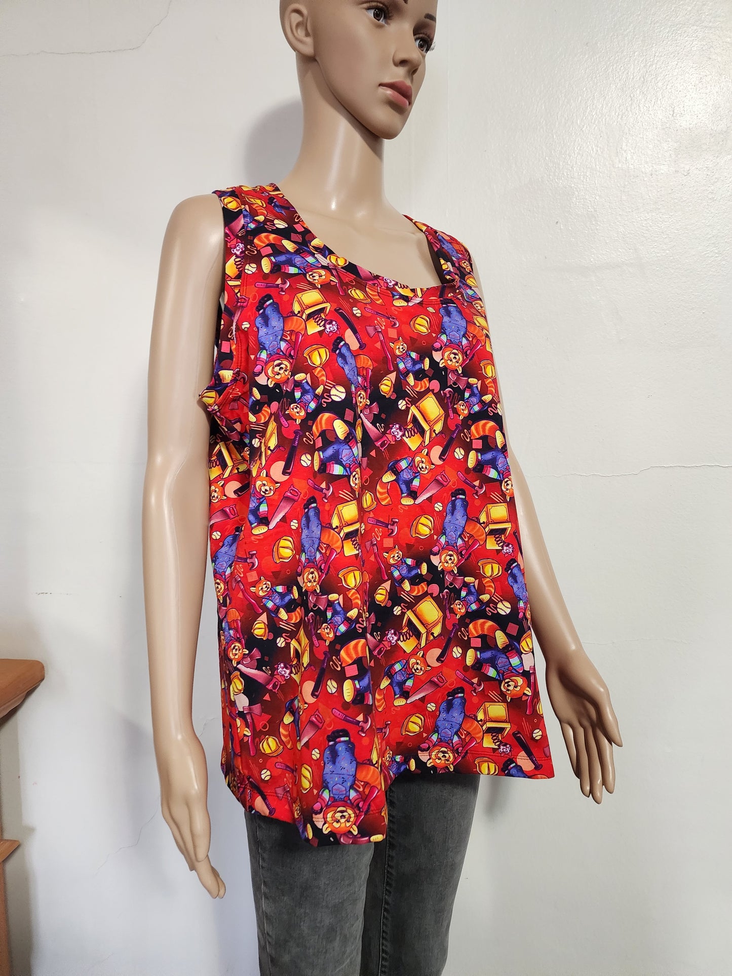 XL Red panda chucky tank