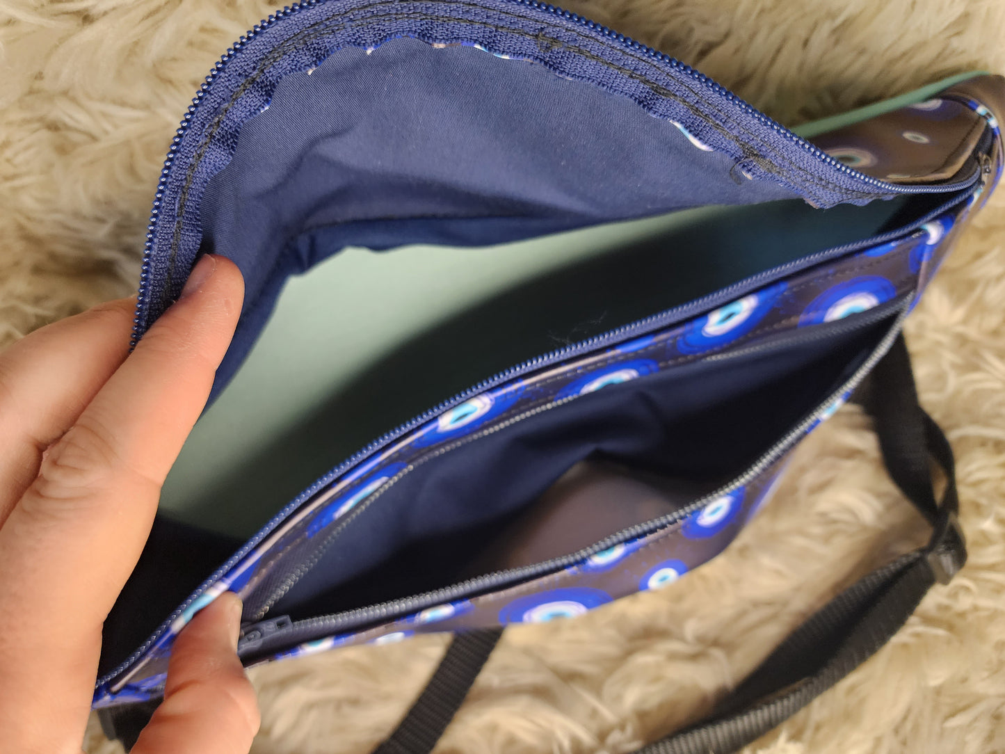 Evil eye fanny pack
