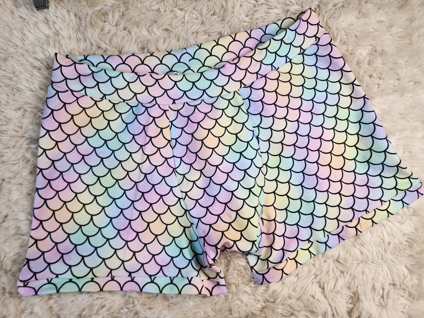 XL. Pastel scales pouch front boxers