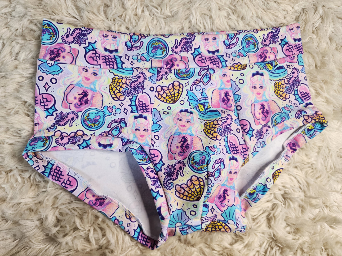 Small. Pastel mer queen pouch front briefs