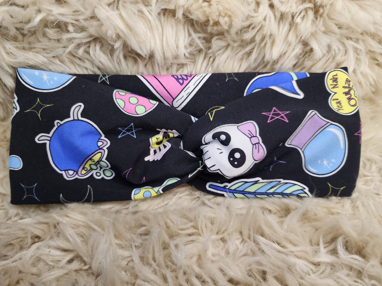 Witchy tot turban headband
