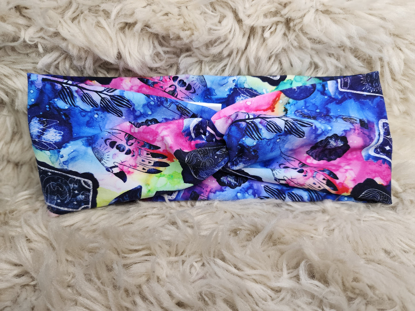 Powder tarot turban headband
