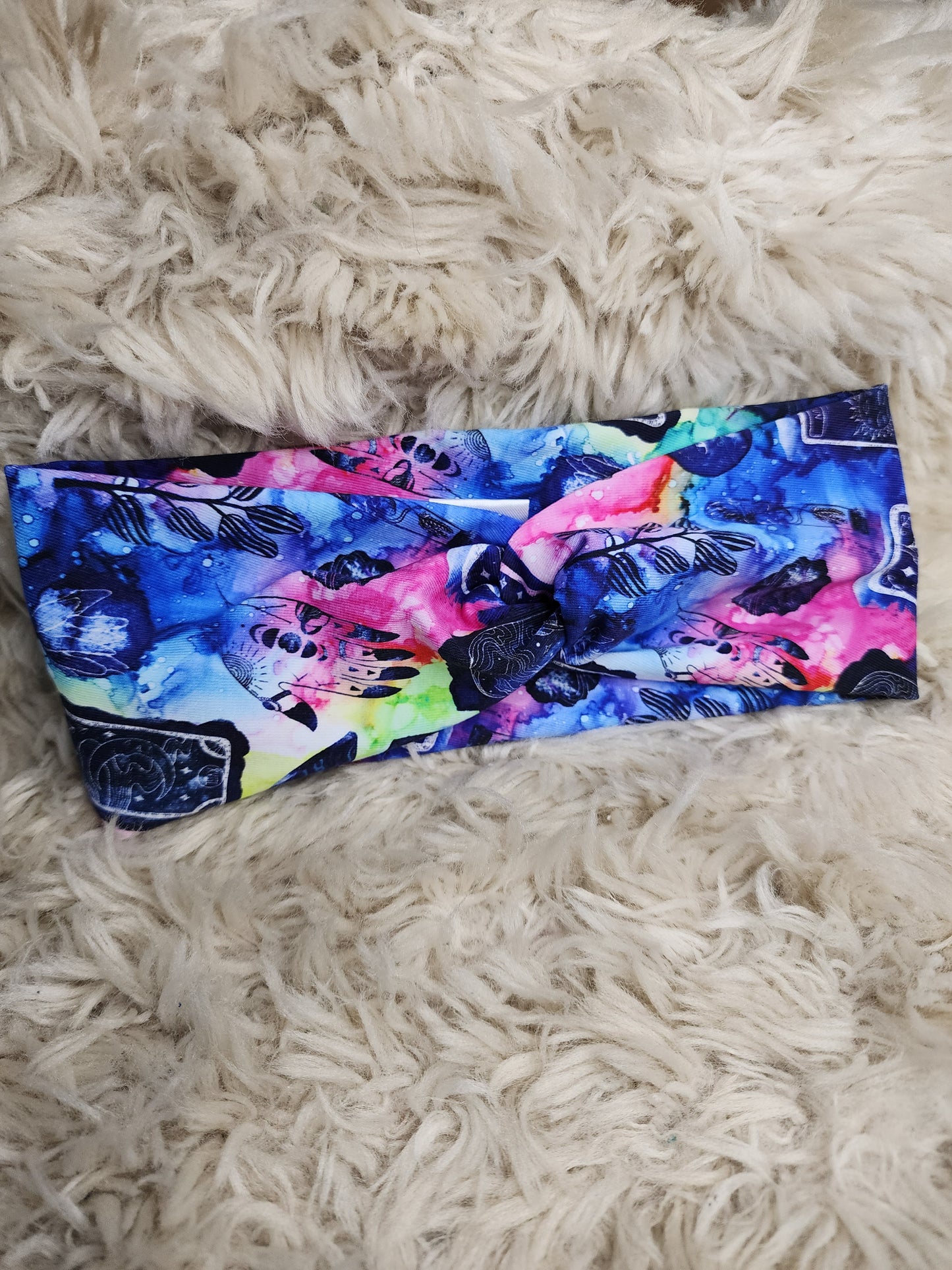 Powder tarot turban headband