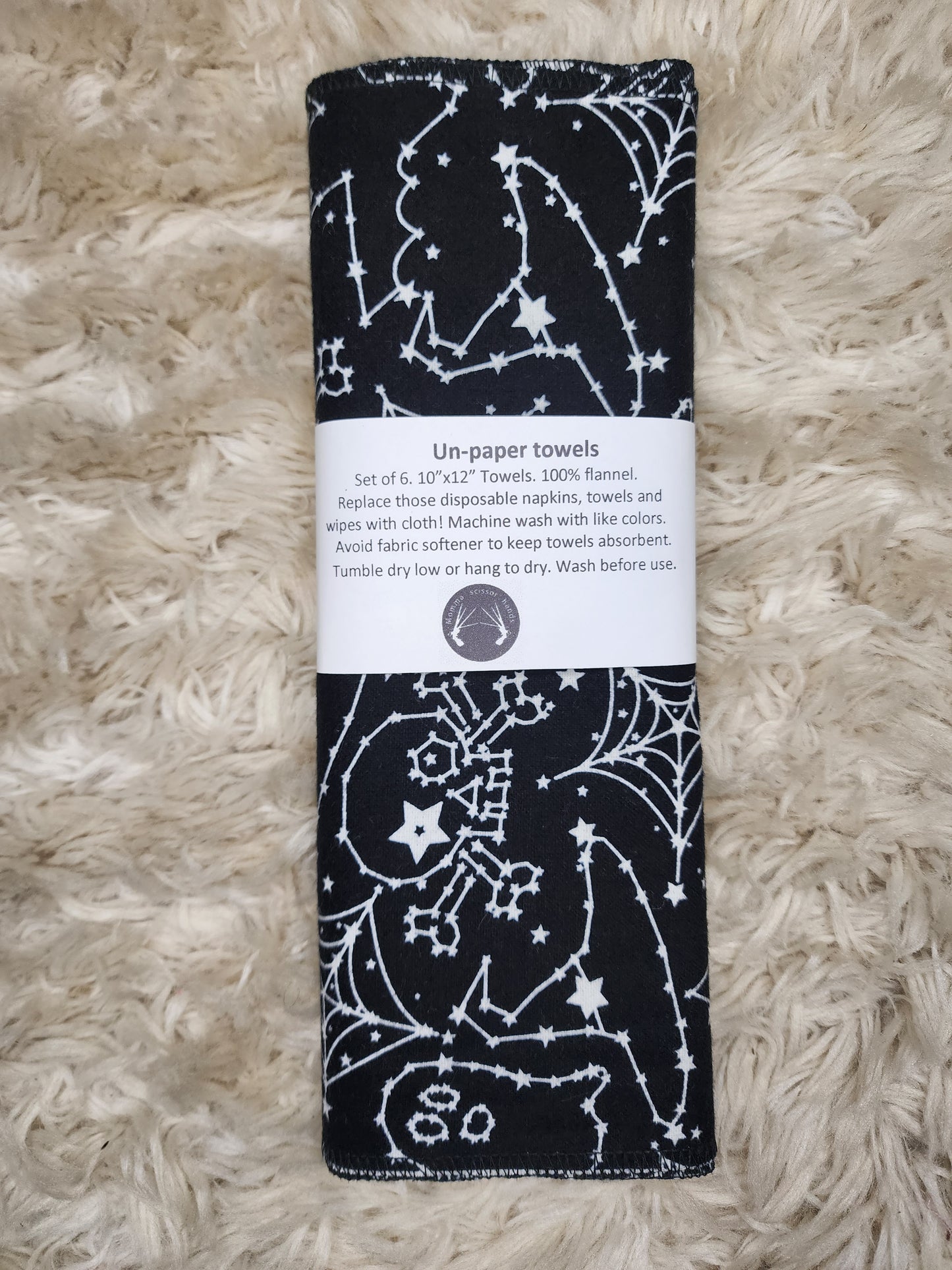 GITD Halloween unpaper towels