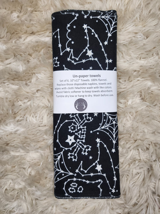 GITD Halloween unpaper towels