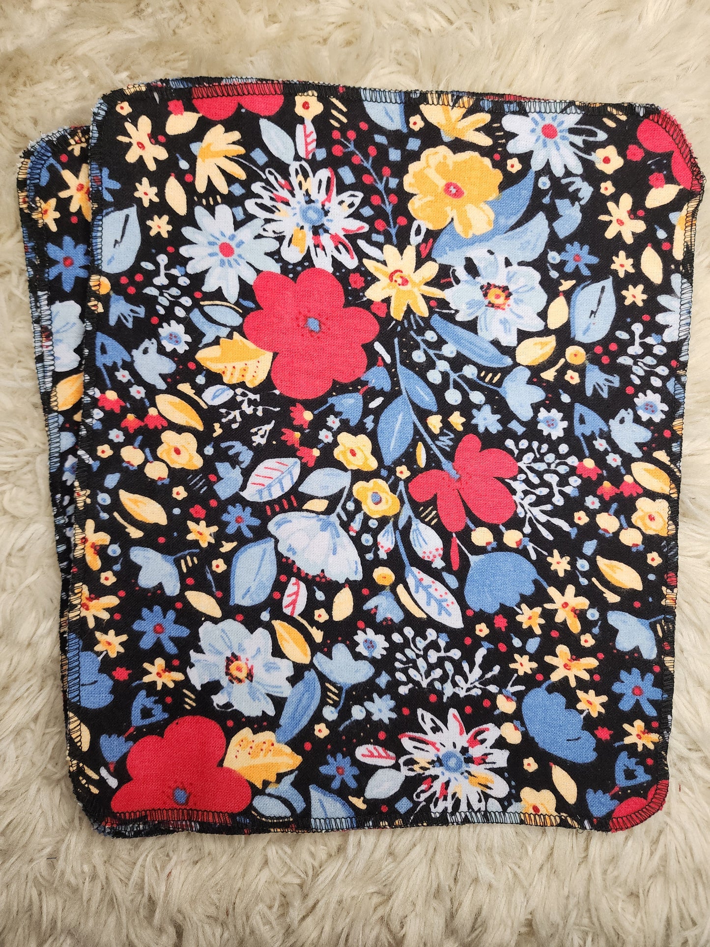 Dark floral Un-paper towels