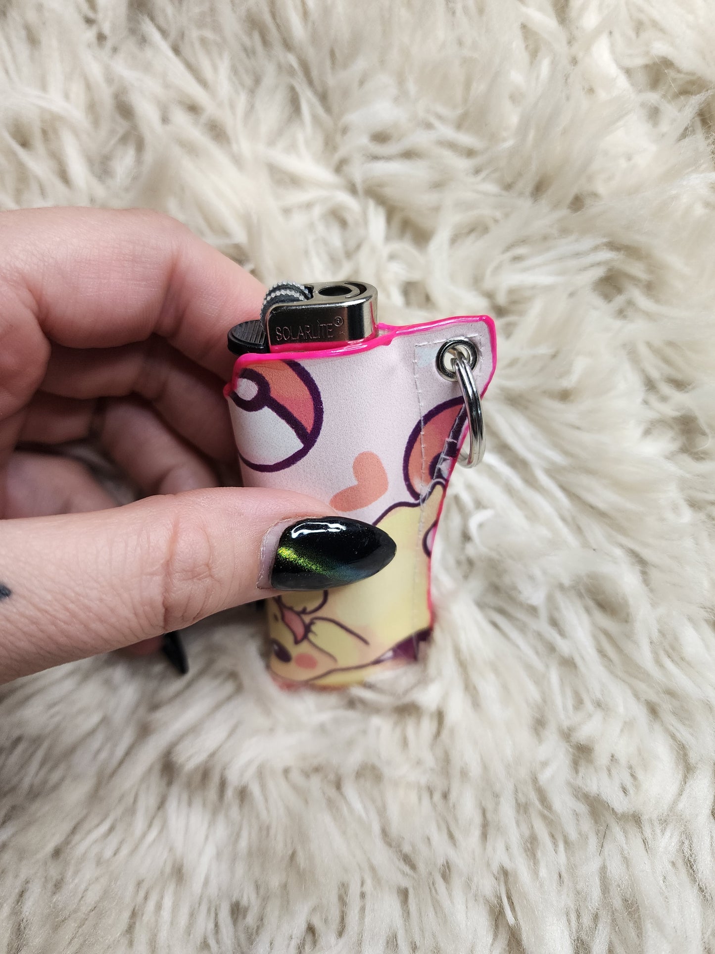 Pink P. lighter holder
