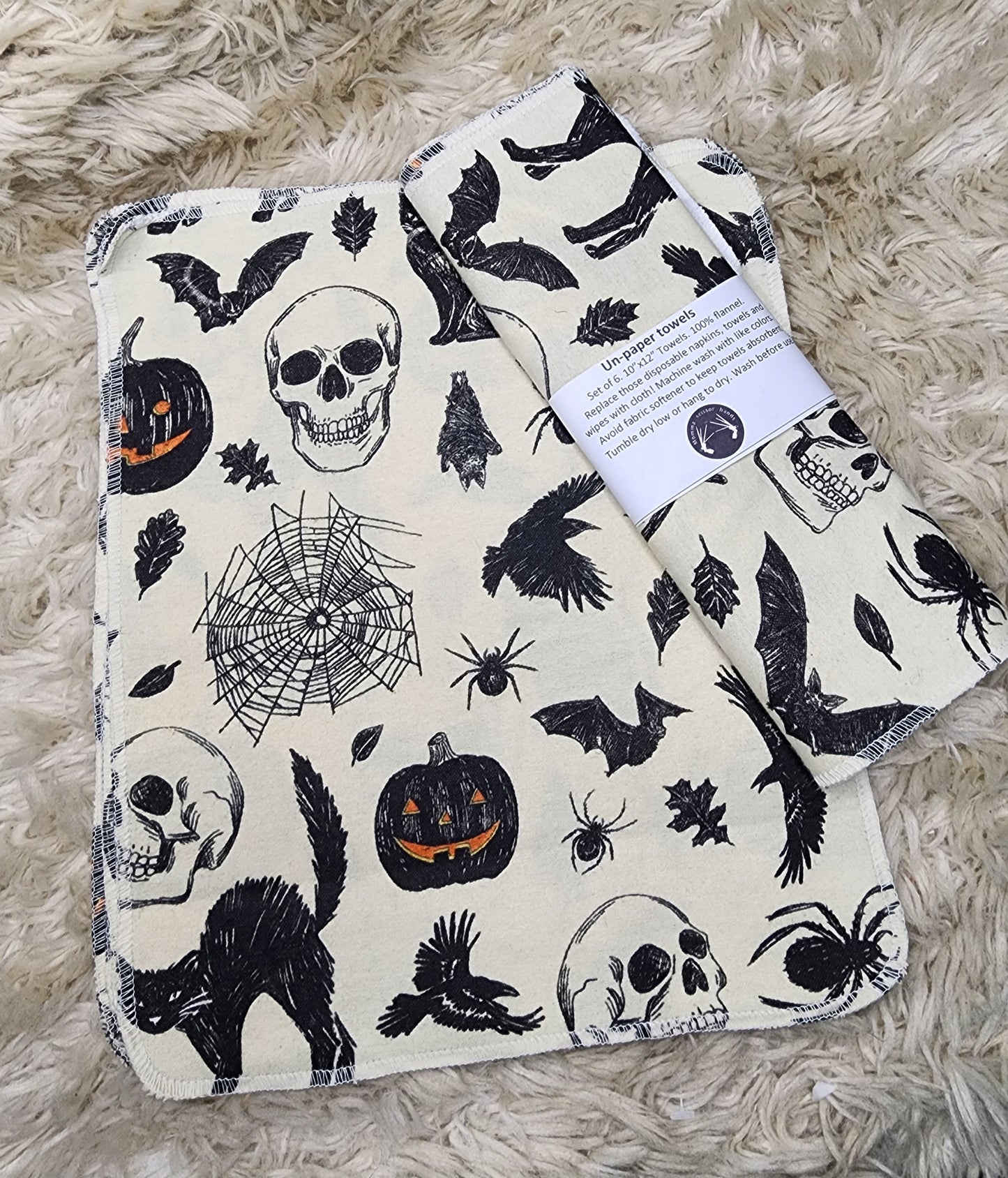 Spooktacular un-paper towels
