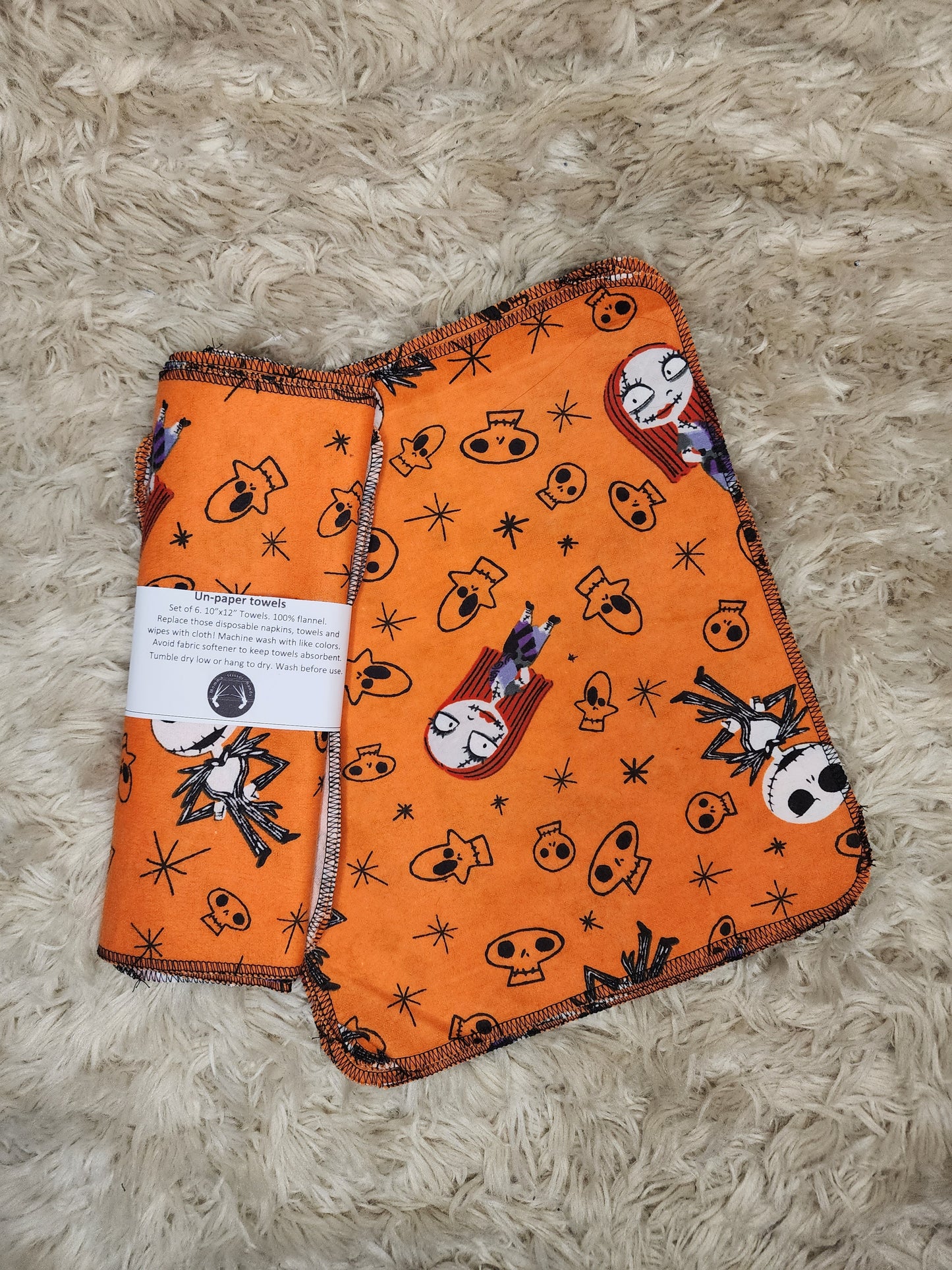 Orange Jack un-paper towels