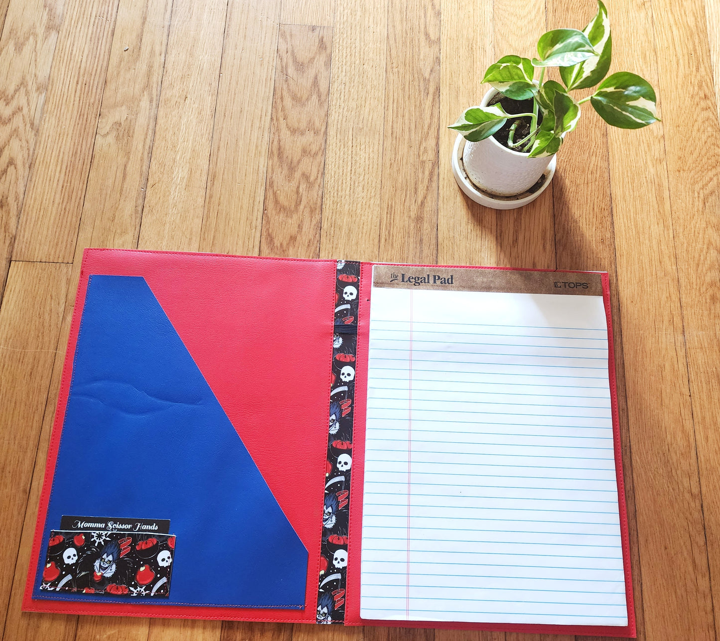 Death large notebook cover