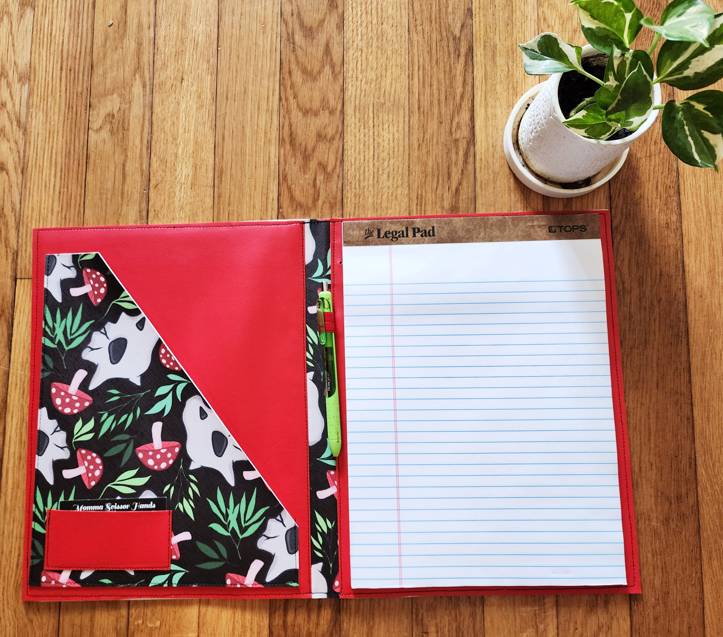 Q bone large notepad holder