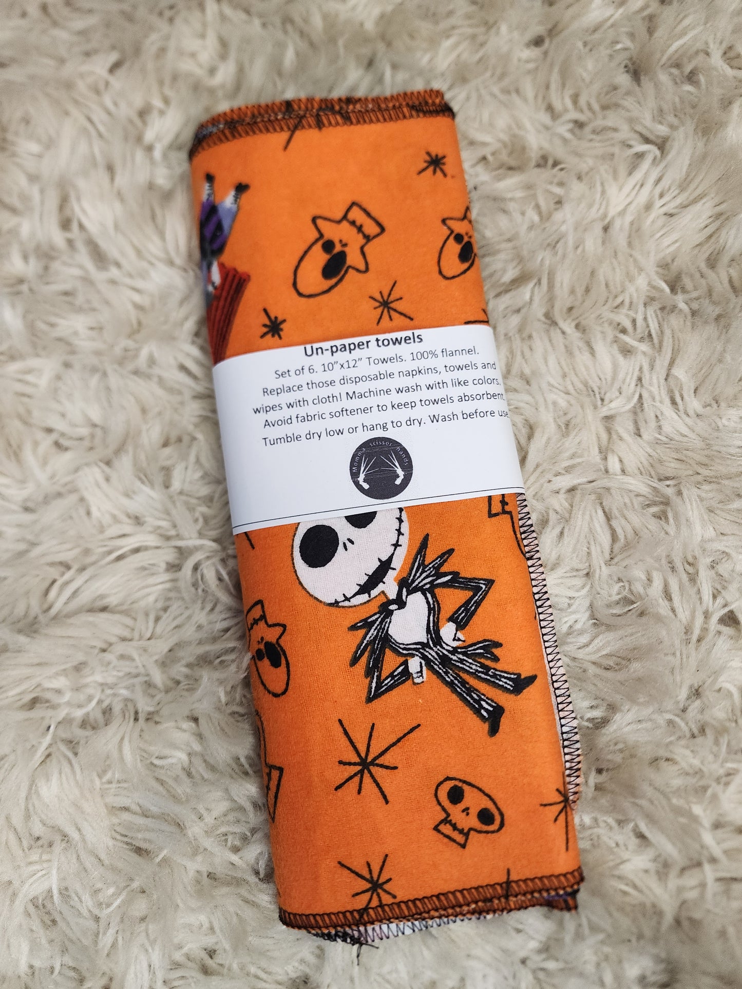 Orange Jack un-paper towels