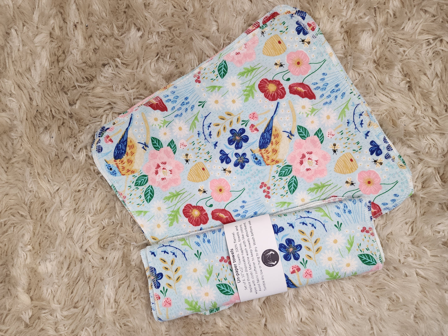 spring bird un-paper towels