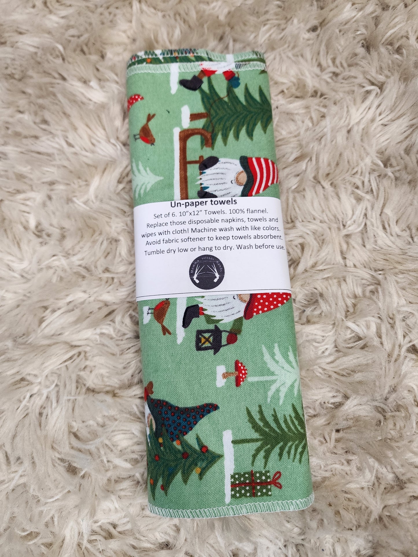 Forest Gnomes un-paper towels