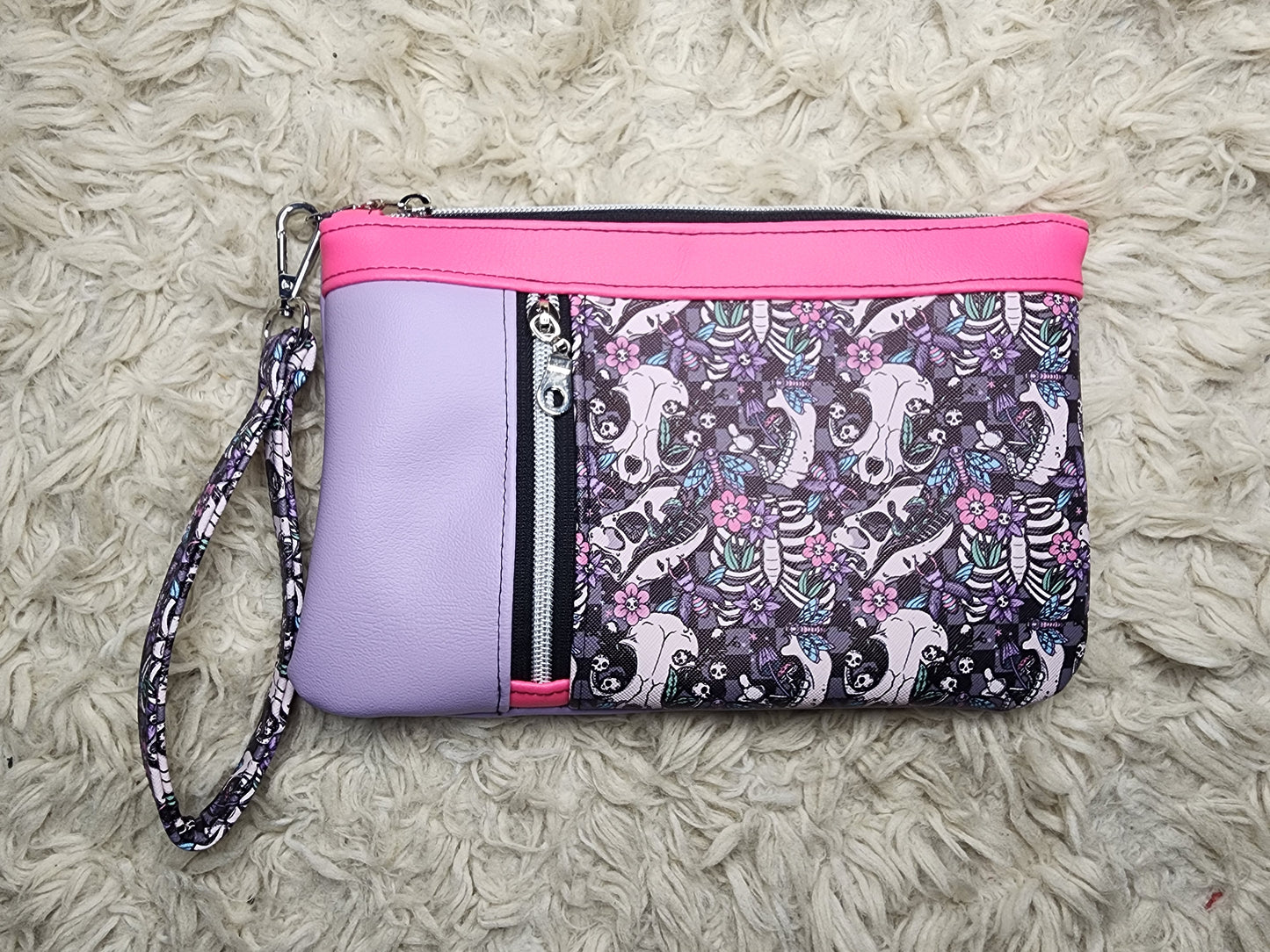 Floral bones Clutch