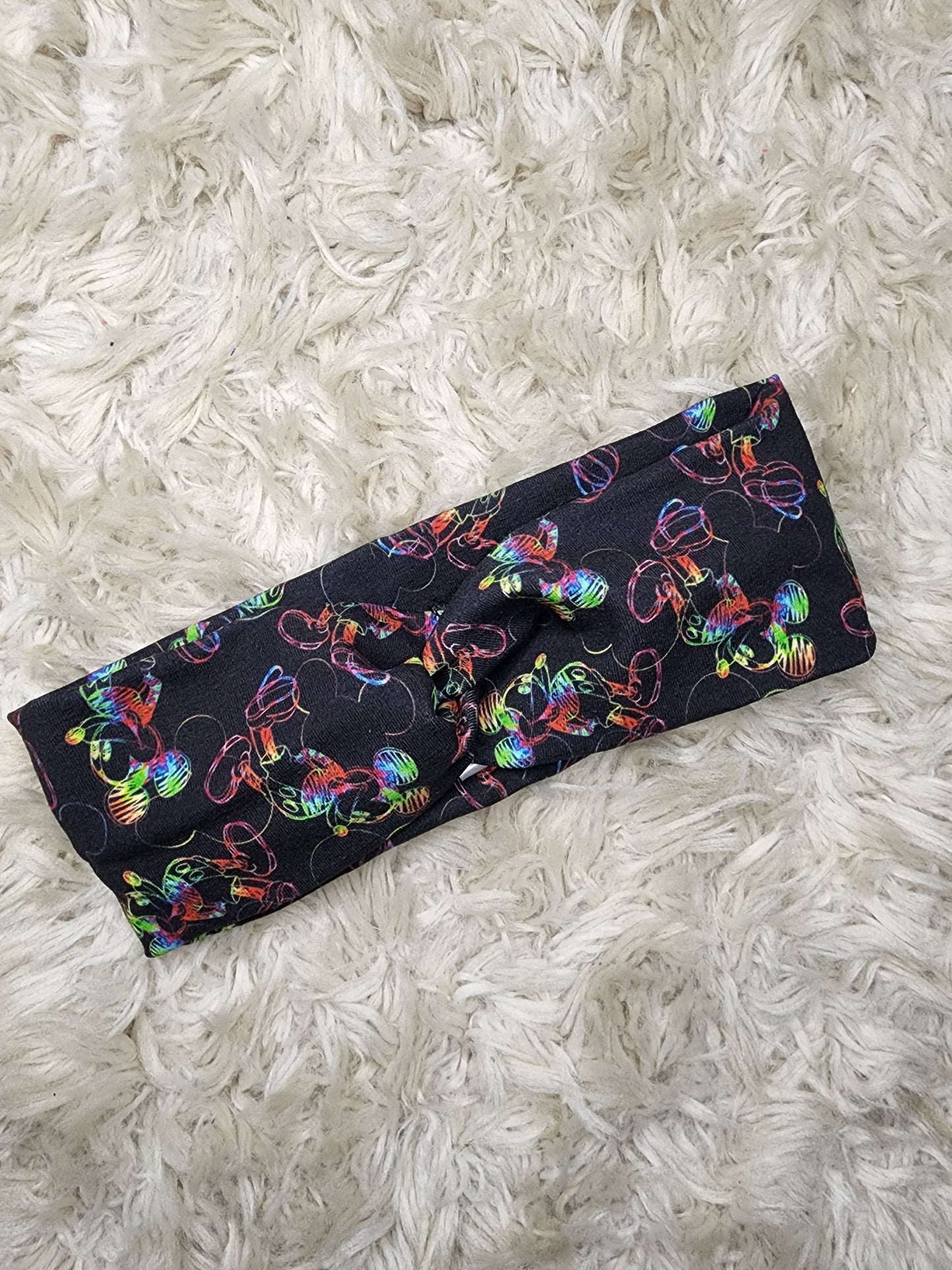 Pride mouse turban headband