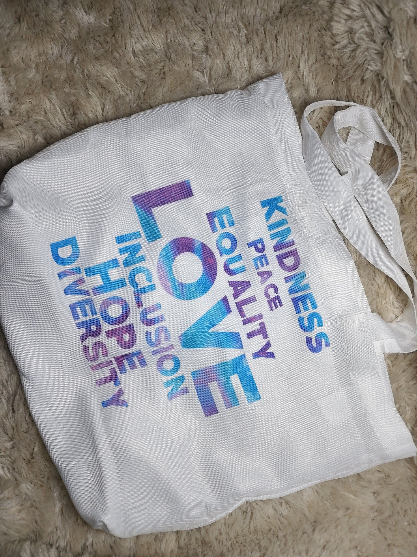 Words to live by bag