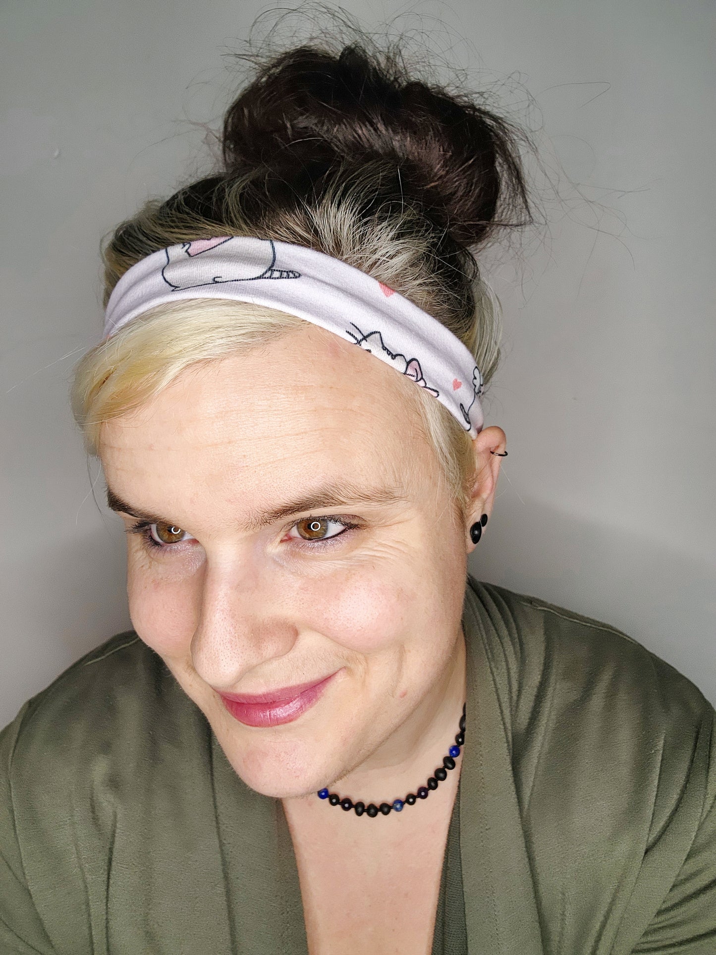 Plusheen valentines cat thin headband