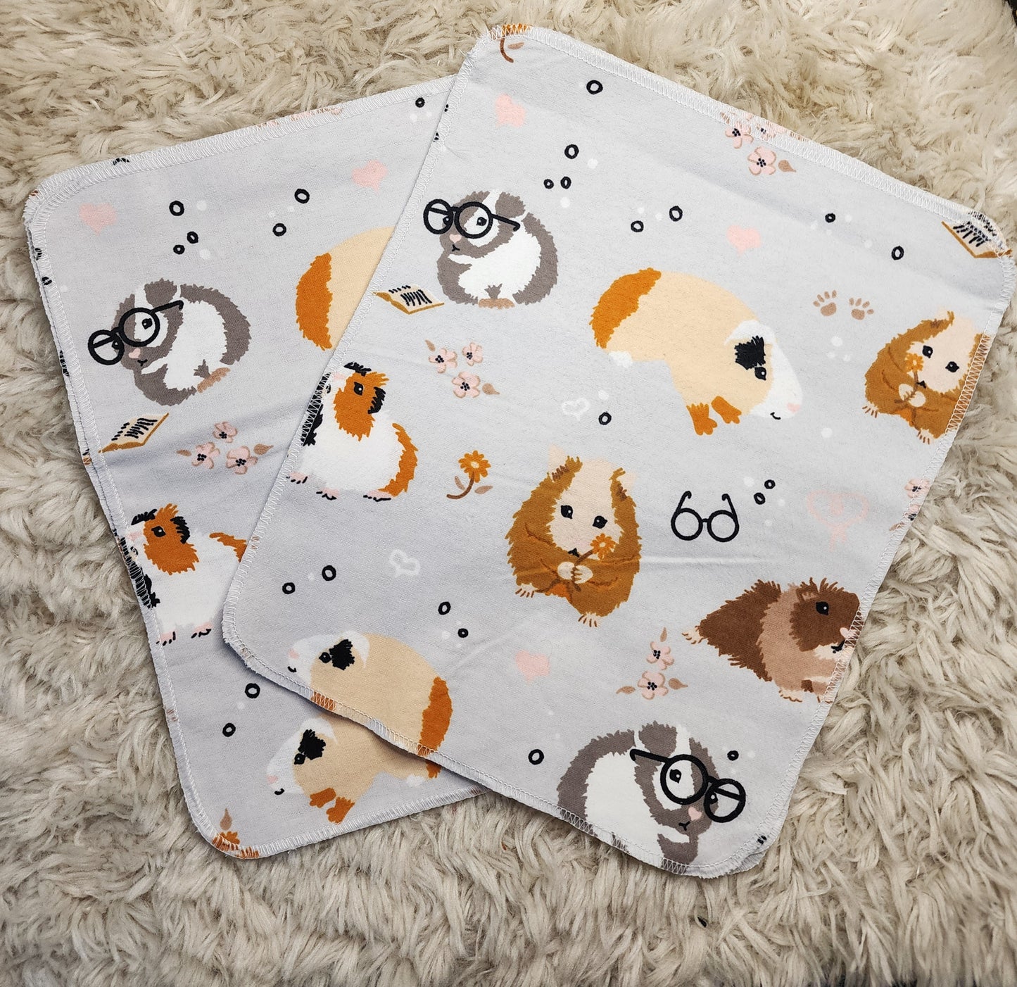 Guinea pig unpaper towels