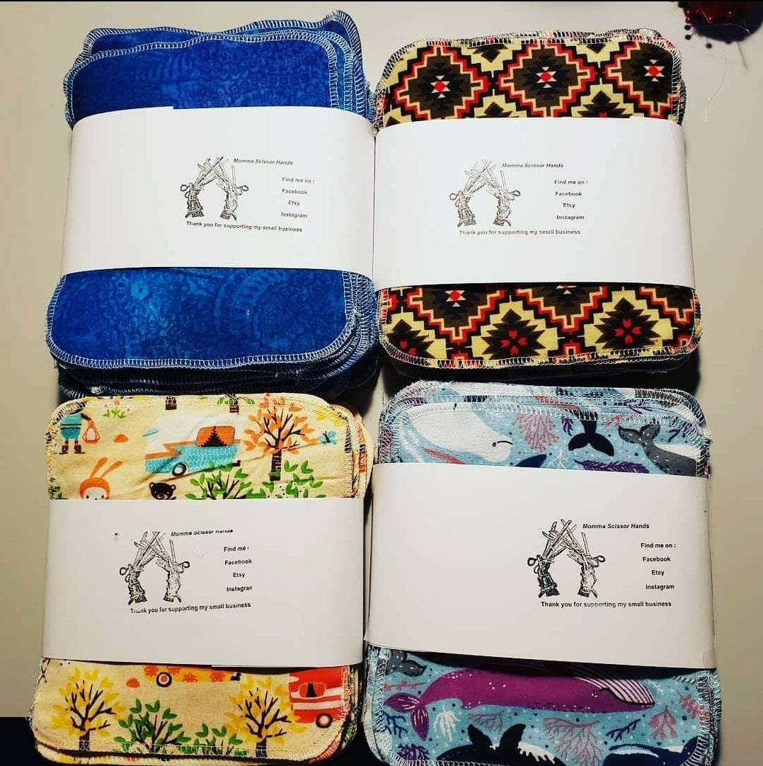 Cloth wipes (Random mix)