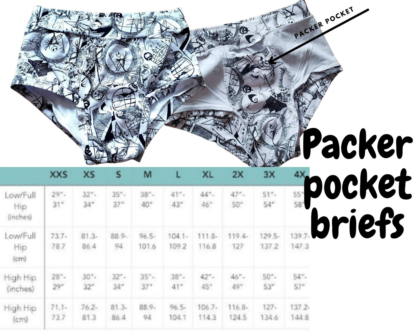 MTO Packer pocket briefs