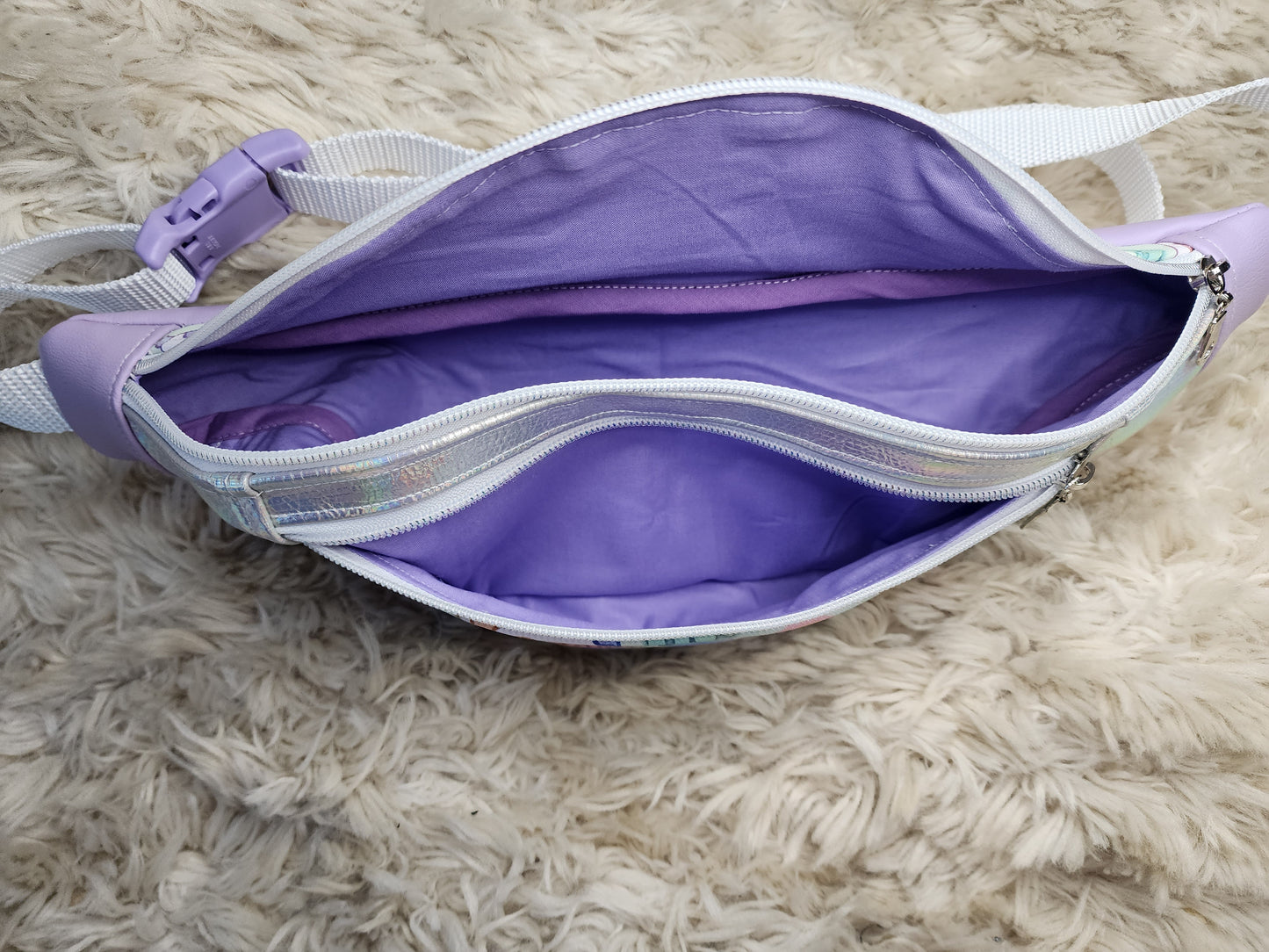 Pastel boo cow fanny pack