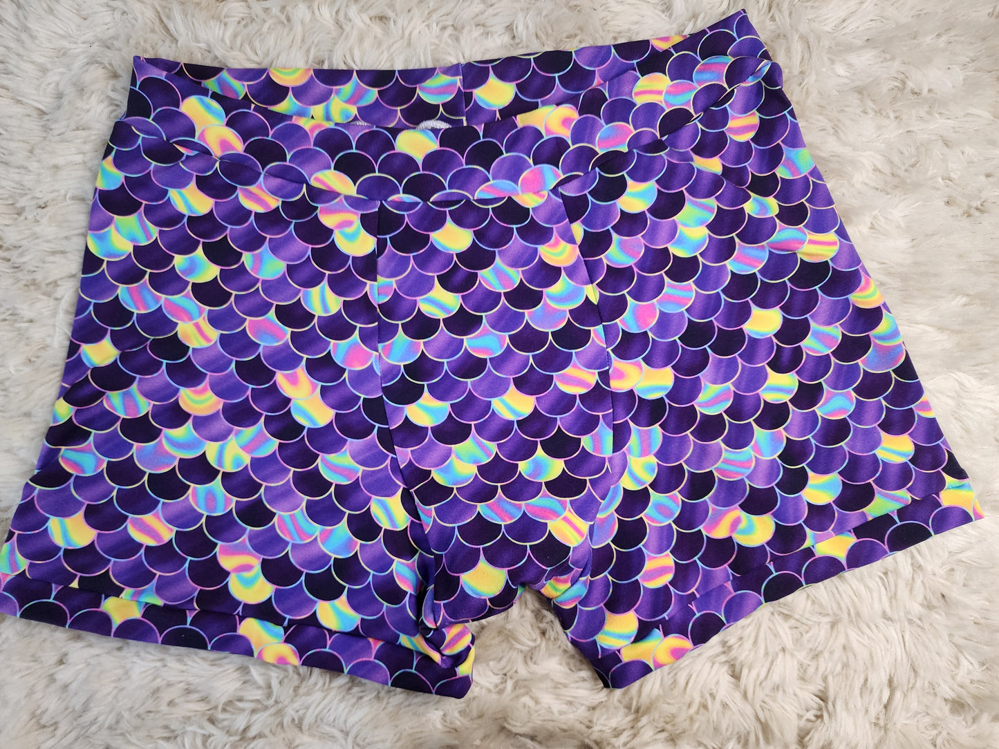 Small. Purple pouch front boxers