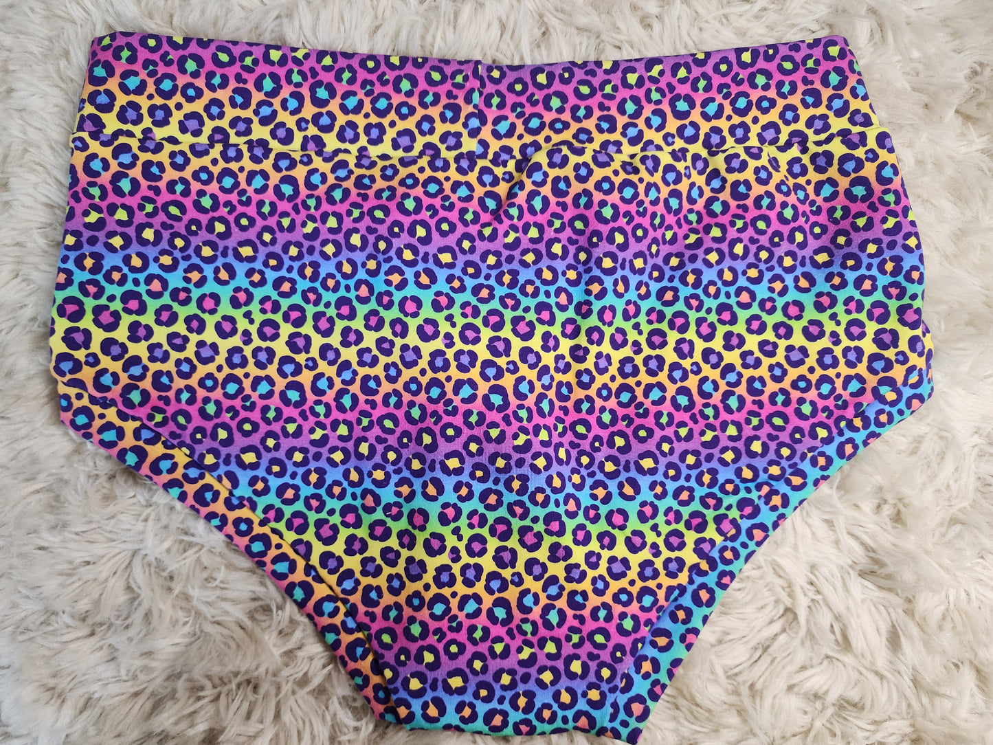 XL. Pride leopard pouch front briefs