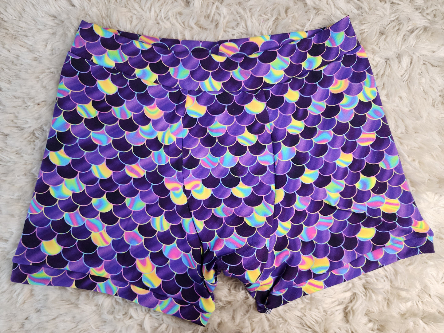 Large. Purple scales pouch front boxers