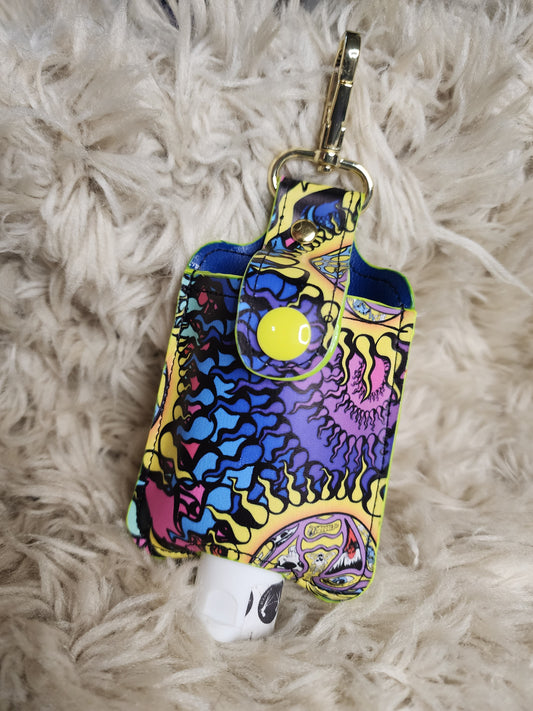 SECONDS. Neon Sun. Hand sanitizer pouch