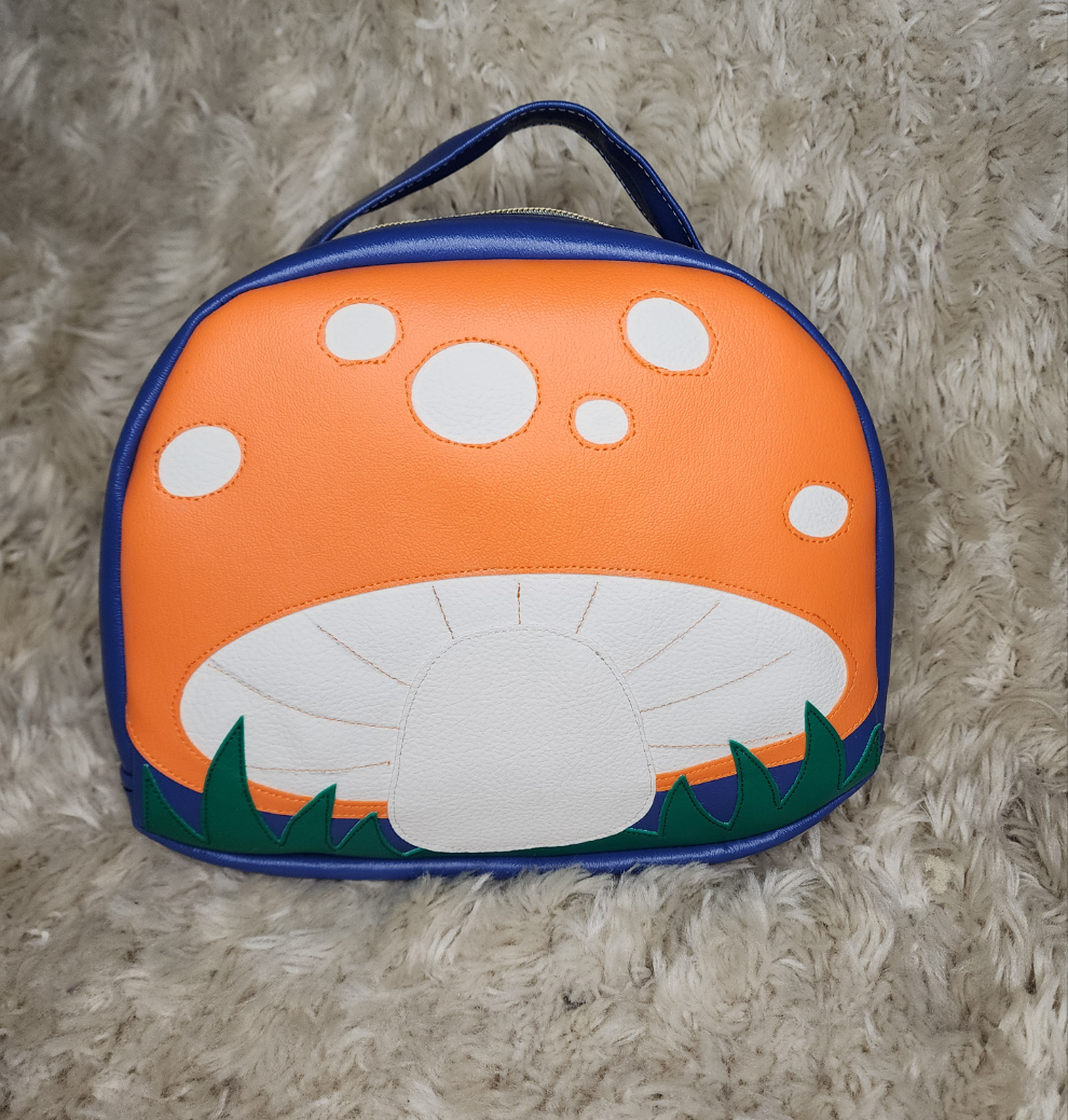 Orange mushroom bag