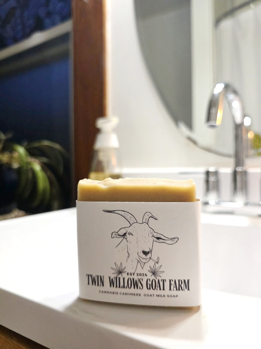 Cannabis & Cashmere goats milk soap