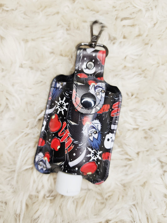 Black Deathnote hand sanitizer pouch