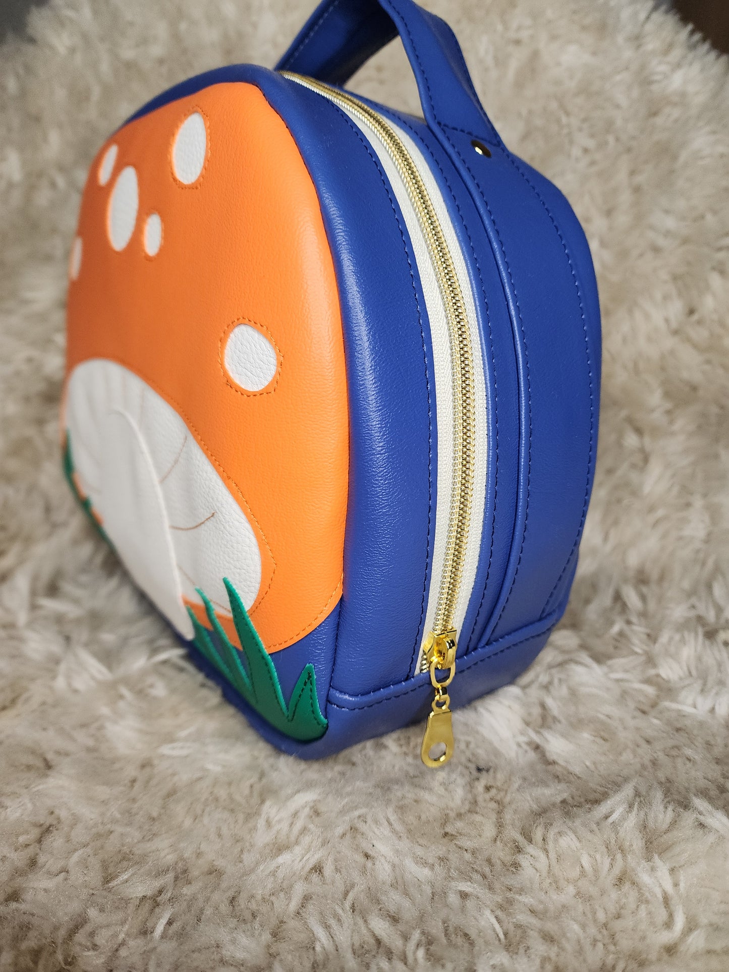 Orange mushroom bag