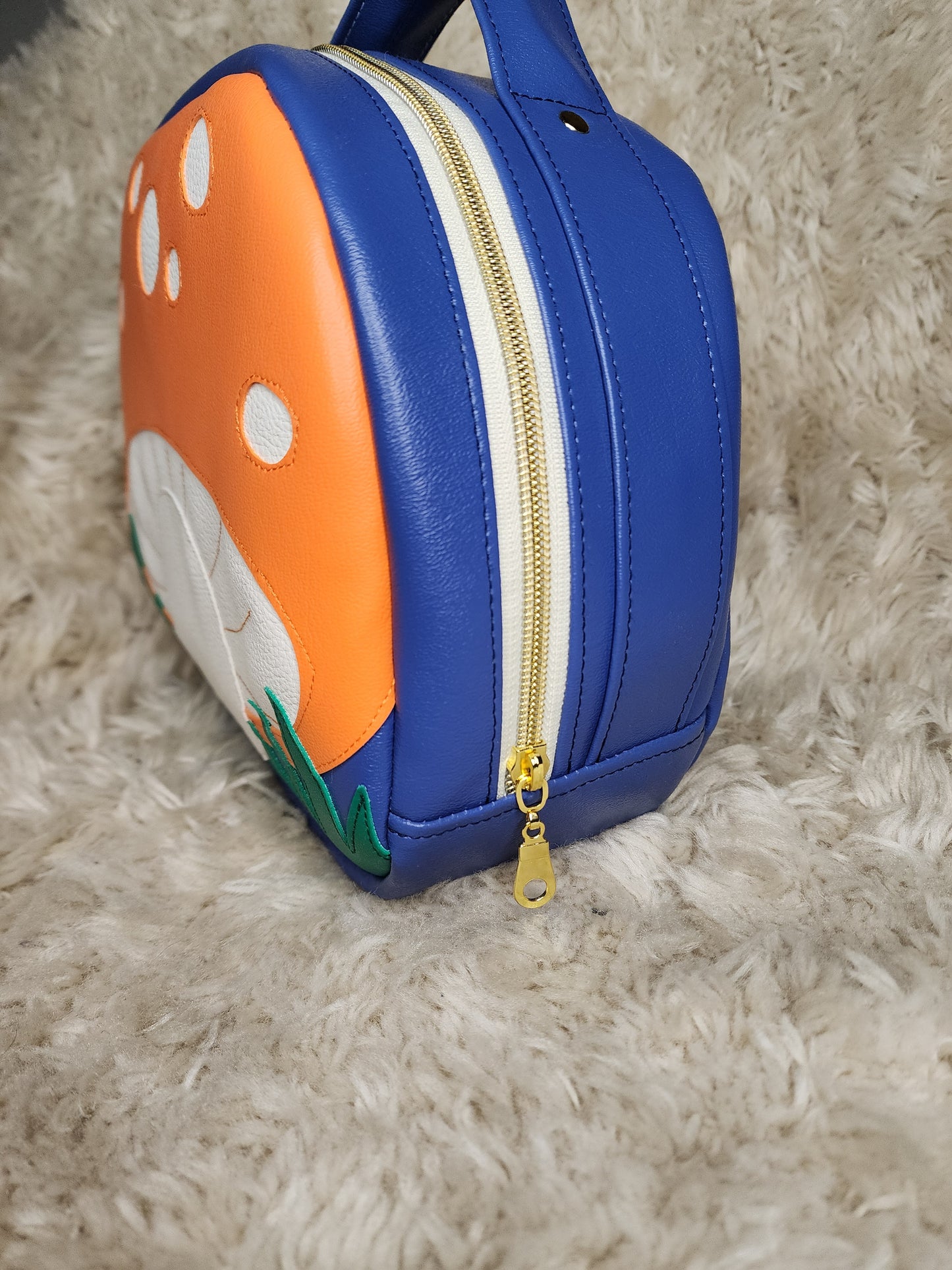 Orange mushroom bag