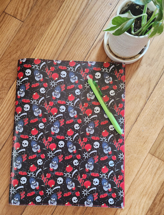 Death large notebook cover