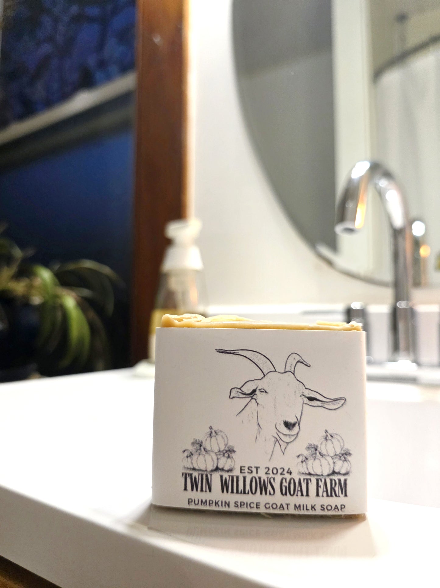 Pumpkin spice goats milk soap