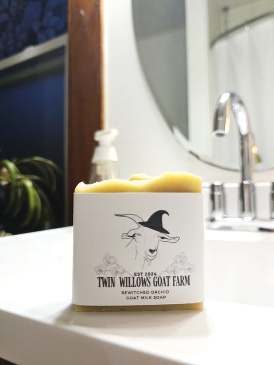 Bewitched orchid goats milk soap