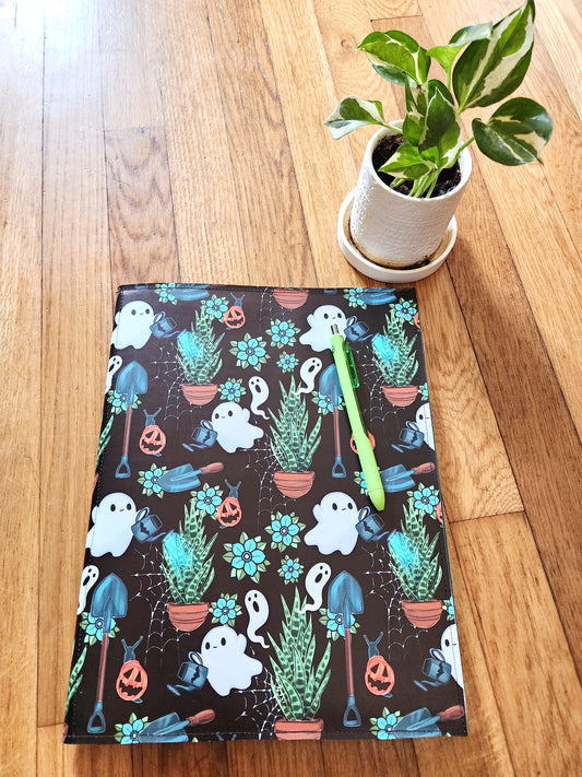 Plant ghost large notepad holder