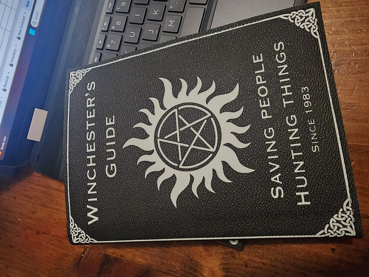 Winchester guide notebook