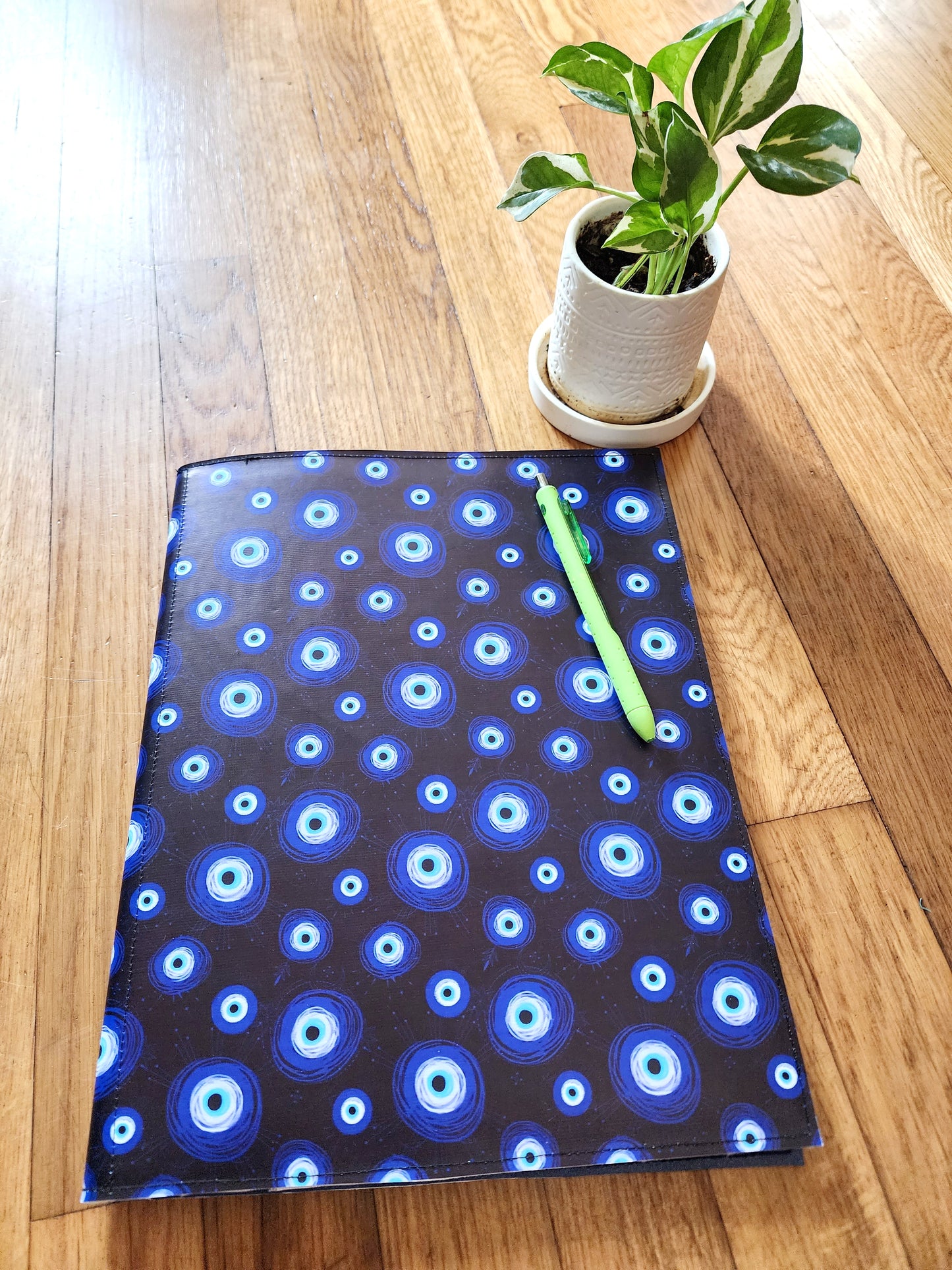 Evil eye large notepad cover