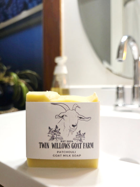 Patchouli goats milk soap