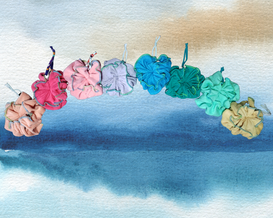 Terry loofahs