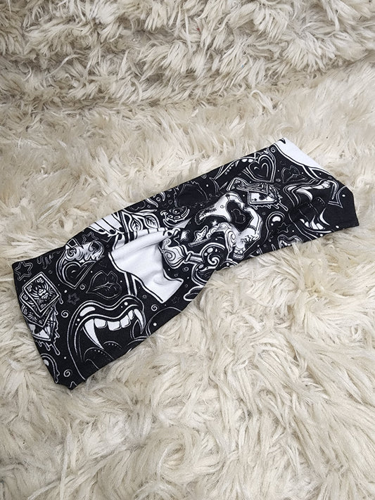 Vamp turban headband