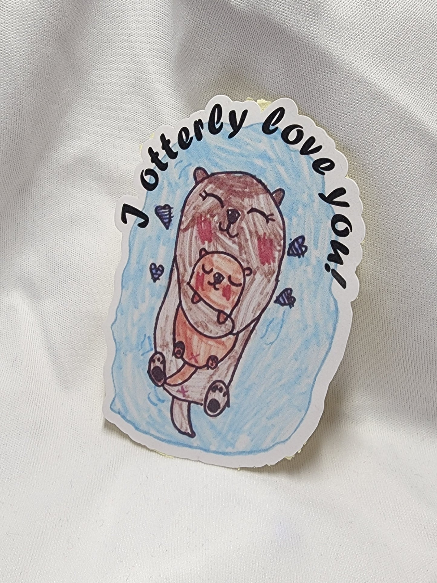 Otterly love sticker