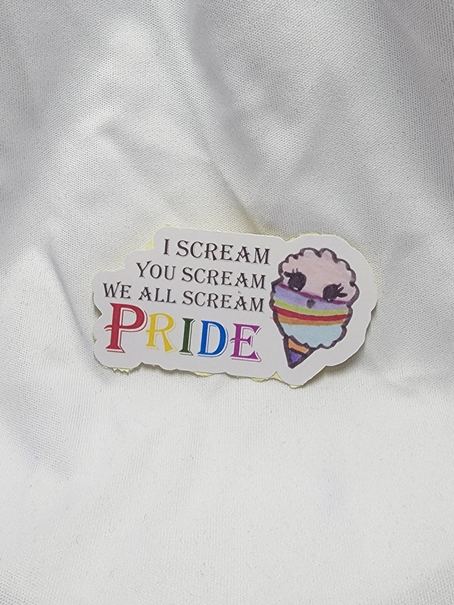 Screm pride sticker