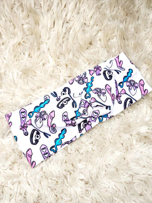 Kinky valentines turban headband