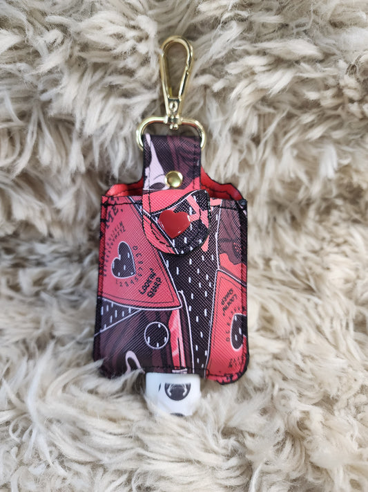 Red Scream sanitizer pouch